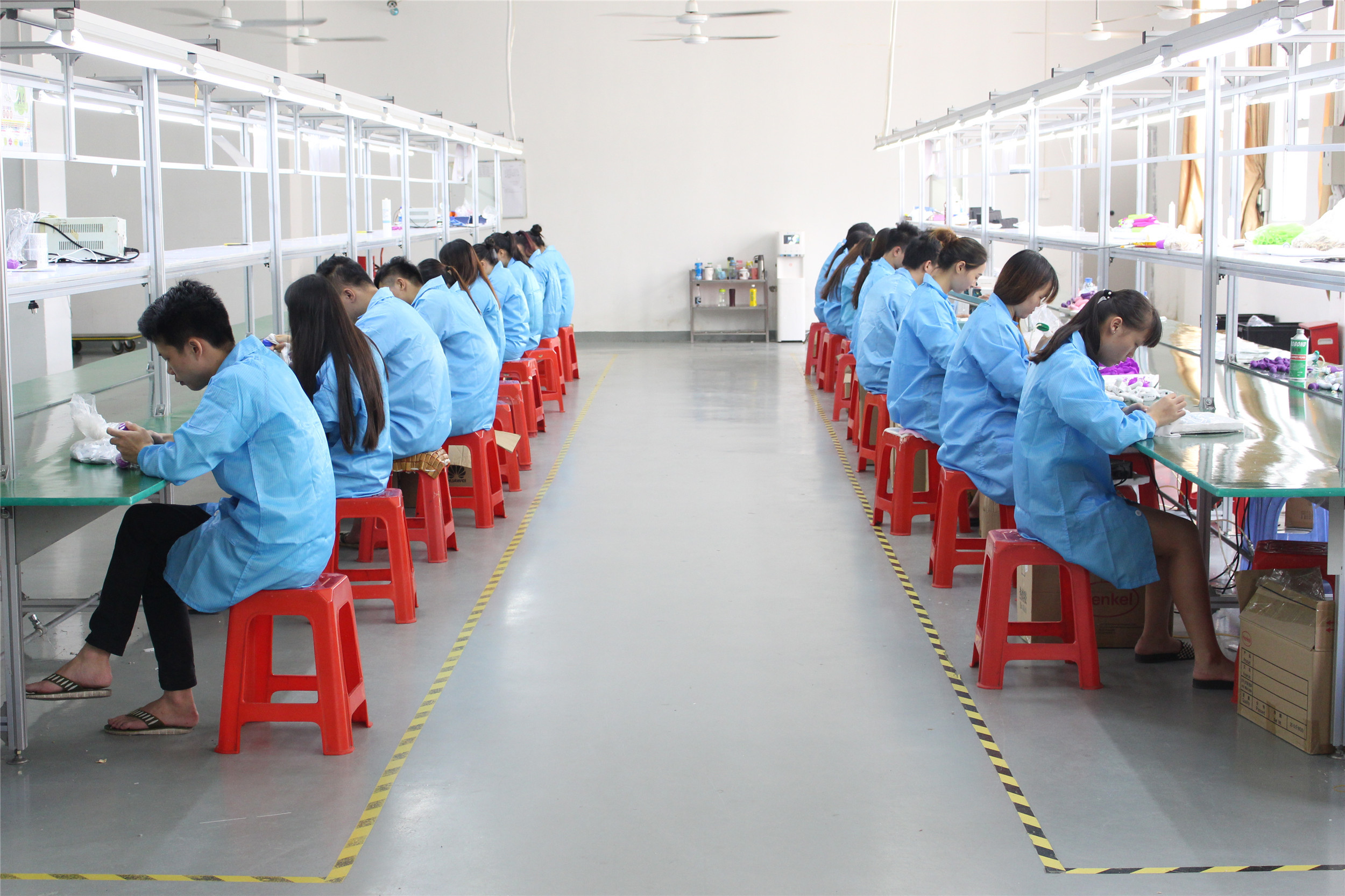 SHENZHEN SESKOM TECHNOLOGY CO.,LTD. linha de produção da fábrica