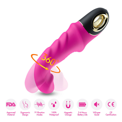 Brinquedos secretos recarregáveis do sexo de USB do Masturbator luxuoso do climax do ponto de G das mulheres
