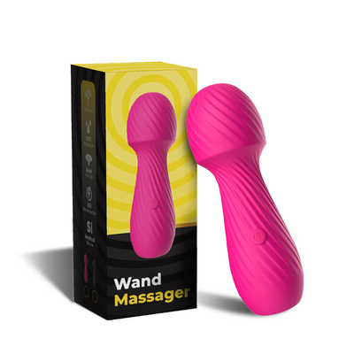 Orgasmo Clitoral fêmea recarregável do bocal de USB do vibrador da varinha de Mini Portable avoirdupois