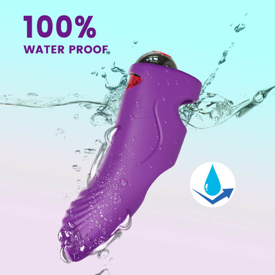 Brinquedo recarregável sem fio da massagem de Mini Sex Finger Vibrator Body do adulto