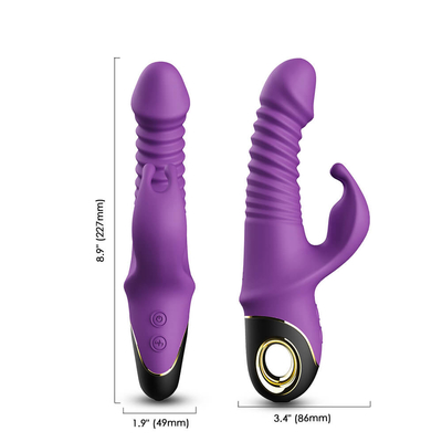 Empurrão de gerencio grande de carregamento magnético do pênis do vibrador do vibrador do coelho