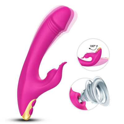 Silicone médico C/brinquedo do sexo de Famale do orgasmo da vagina do otário do ponto do Stimulator ponto de G