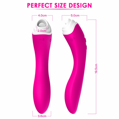 Stimulator de Licker da língua do vibrador do vibrador, Massager impermeável da estimulação da vagina