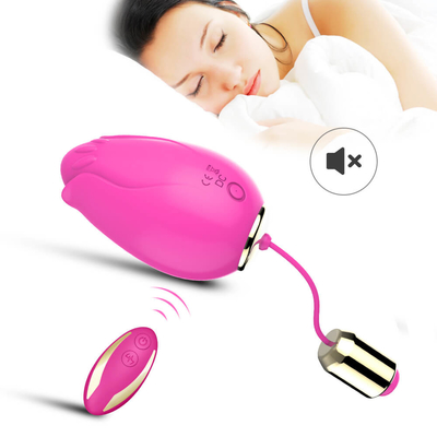Brinquedos de vibração do sexo do ovo do ponto de G para o controle sem fio Mini Flower Silicone das mulheres