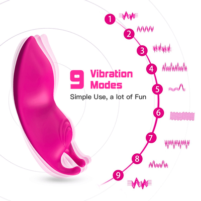 Vibrador pessoal Bunny Clitoris Stimulation da cuecas do grampo magnético do à prova de água