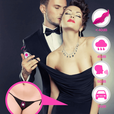 Vibrador pessoal Bunny Clitoris Stimulation da cuecas do grampo magnético do à prova de água