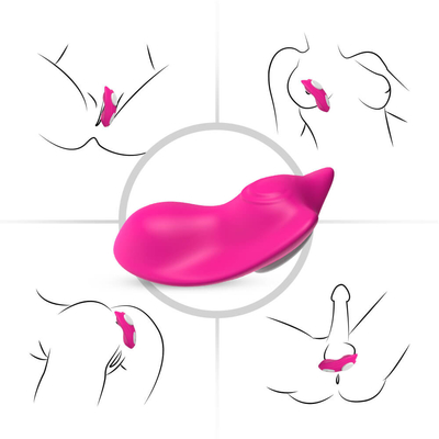 Wearable invisíveis de controle remoto da velocidade do vibrador magnético do calcinha do clitóris 9