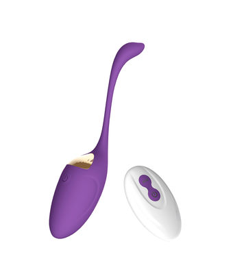Brinquedo de vibração fêmea do sexo dos ovos do bichano roxo elétrico engraçado do silicone do Stimulator de Clit