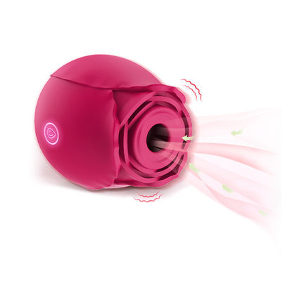 10 modos Rose Clitoral Sucking Vibrator Rechargeable que suga o vibrador para a fêmea