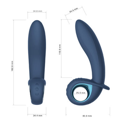 10 do vibrador anal inflável da tomada da extremidade dos modos homens alegres de Toy Anal Sex Toys For da próstata