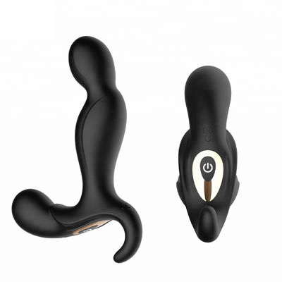 O sexo anal masculino da tomada do Massager da próstata de choque elétrico de 70 minutos brinca o silicone de FDA