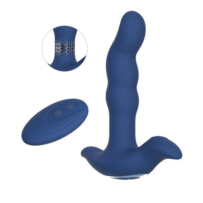 Do silicone anal de controle remoto do vibrador da tomada de 75 minutos brinquedo masculino do sexo do Massager da próstata