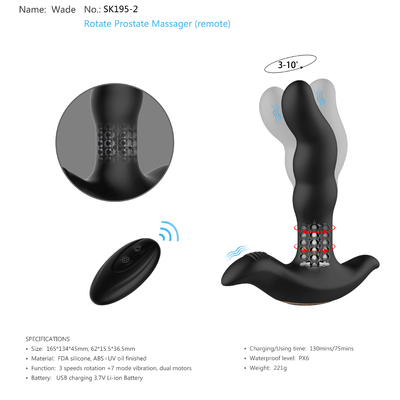 Silicone que gerencie a tomada anal de controle remoto