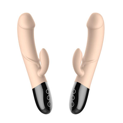 Brinquedo de baixo nível de ruído de aquecimento do sexo do vibrador do coelho