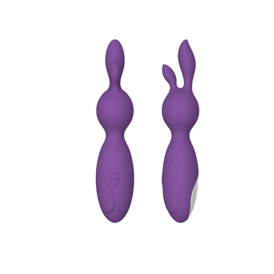 Vibrador recarregável do silicone do coelho do avoirdupois