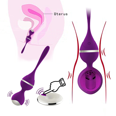 O sexo brinca o exercício Ben Wa Ball For Female de controle remoto de Kegel