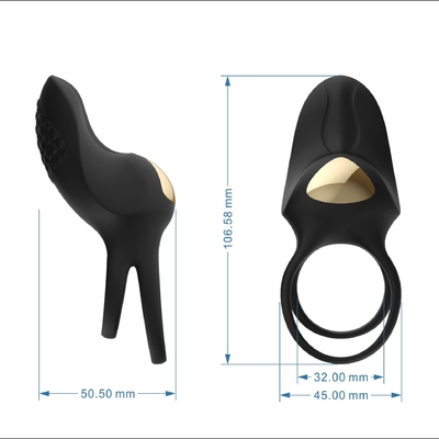 brinquedo masculino do sexo do Masturbator de Ring Gay Penis Ring Male do galo do silicone de 45*45mm