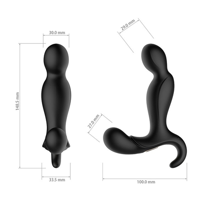 O sexo anal macio poderoso da tomada brinca o Masturbator masculino de controle remoto 148.5*100*33.5mm