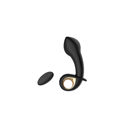 O sexo anal da tomada do silicone de controle remoto sem fio brinca a tomada de vibração recarregável da extremidade