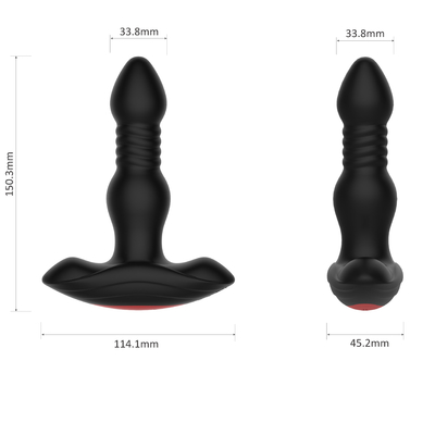 O sexo anal remoto da tomada de 10 velocidades brinca o empurrão da tomada anal da extremidade do Massager da próstata da tomada
