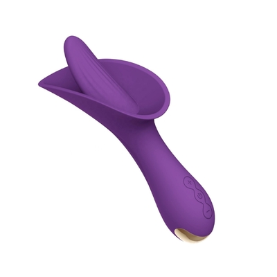 Do Stimulator oral da língua do vibrador da bala de Clit vibrador macio 166.5*73.6*56.5mm do vibrador