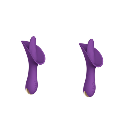 Língua oral do trabalho do sopro que lambe o vibrador do Stimulator do clitóris dos otários do bocal do vibrador