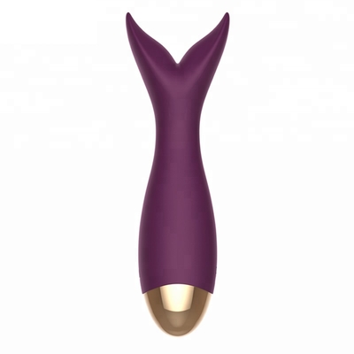 O golfinho do Massager da estimulação de Clit do silicone de FDA deu forma ao brinquedo do sexo do vibrador do ponto de Clit G