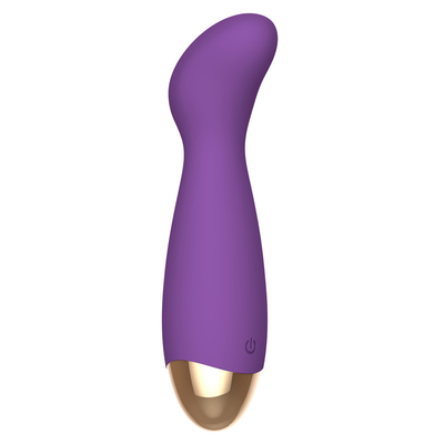 Massager pessoal fêmea flexível Barbara Purple Silicone Vibrator interna de 139.2mm