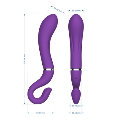 IPX6 10 frequências do sexo artificial Toy For Women do vibrador da vagina 206.2*60.9*35.4mm