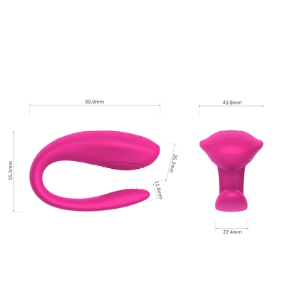 Vibrador anal do ponto de Toy Dula Motor Waterproof G do sexo do clitóris dos pares recarregáveis