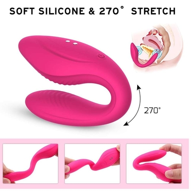 C dá forma ao vibrador Wearable de Toy Wireless Remote Control Couples Clit do sexo do vibrador do ponto de G