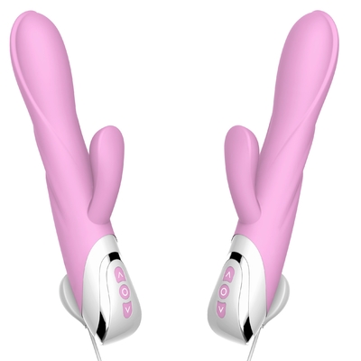 O vibrador remoto do coelho do ponto de Dildo Vibrating G do controlador com mulheres de Bunny Ears For Clitoris Stimulation brinca
