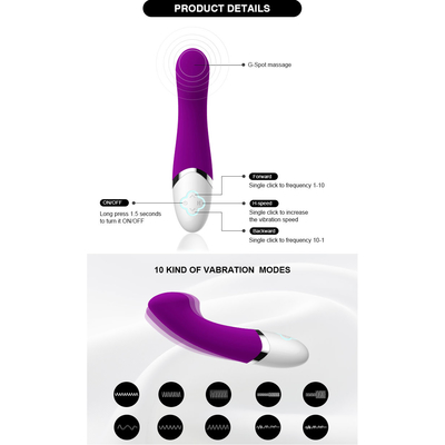 Brinquedo impermeável sem fio do sexo do vibrador do ponto de G das mulheres do vibrador do ponto de G do bichano