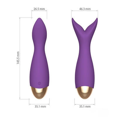 Do vibrador em forma de Y recarregável do vibrador do ODM USB Massager elétrico da varinha Clit
