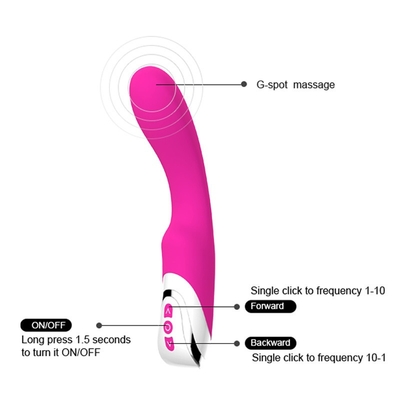 O silêncio 10 apressa o vibrador anal realístico do coelho do vibrador para a vagina das mulheres