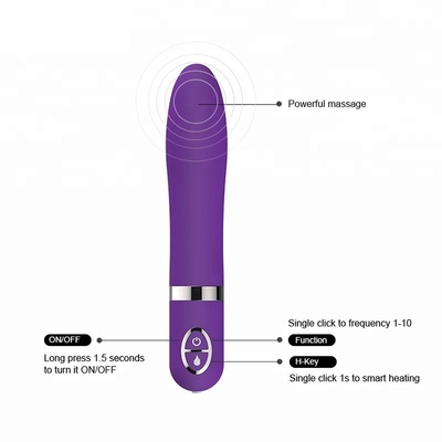 ODM clássico de Toy For Beginners do sexo do vibrador da bala do silicone impermeável de 180mm