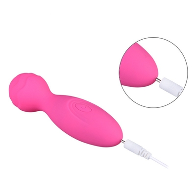 Massager da varinha de Mini Electric Sex Wand Vibrator do Massager da varinha do avoirdupois do silicone de 34.5mm