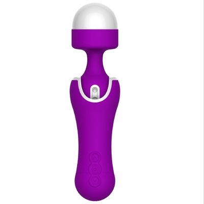 IPX3 10 frequências do Massager poderoso da varinha do avoirdupois do adulto do Massager da varinha do silicone