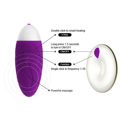 Sexo de vibração Toy Adult Strong Bullet Vibrator dos ovos da velocidade do à prova de água 10