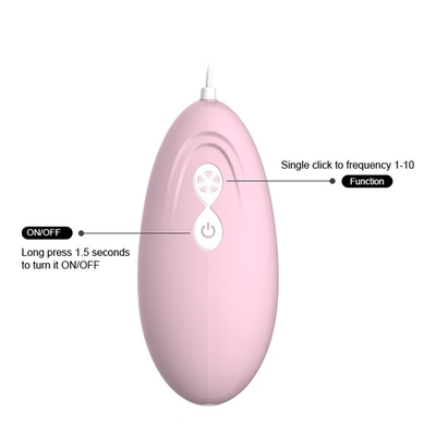 12 frequências do vibrador cor-de-rosa clássico do ponto de G da bala do ovo do amor para mulheres