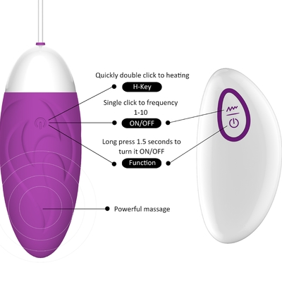 Vibrador de vibração impermeável silencioso remoto de Toy Massage Eggs Bullet Egg do sexo dos ovos