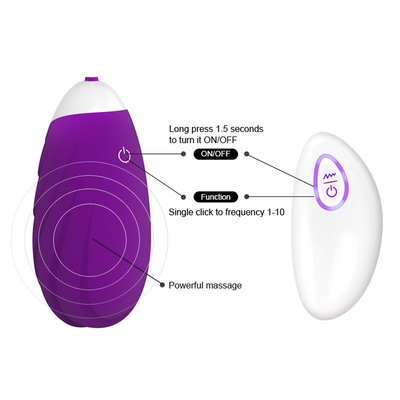 O sexo Toy Vibrating Love Eggs Remote do ovo do silicone controla o brinquedo de vibração do sexo da bola