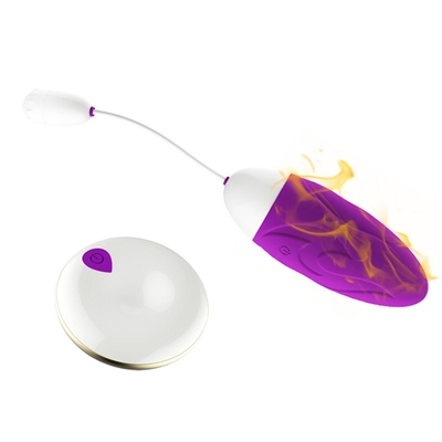 Sexo de vibração Toy Comfortable Purple Egg Vibrator dos ovos da segurança da saúde 87*33*33mm