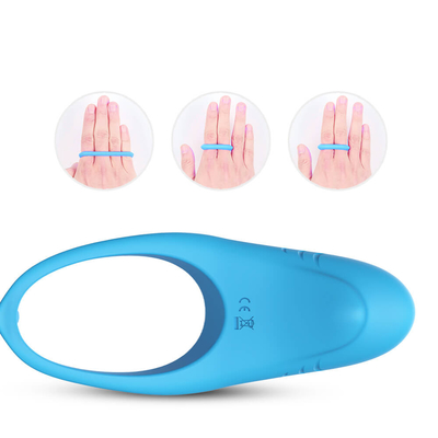 Ejaculação flexível do atraso do vibrador do pênis do anel IPX7 do galo do vibrador 3.7V para o homem