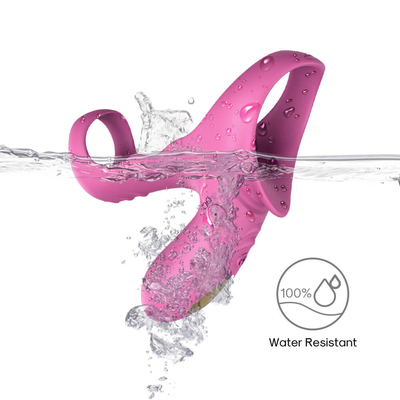 Anel de vibração dobro do galo dos motores 40dbs, vibrador masculino do pênis da bateria de 280mAh Li