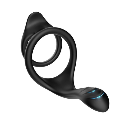 Anéis completos dobro da ereção do pênis do silicone de Ring Sex Toy 80x70x50mm do pênis do laço