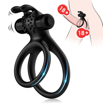 Sexo de vibração dos pares de Ring All Round Tight For do galo do silicone IPX7 durável poderoso