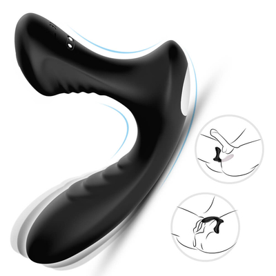 O Massager elétrico da próstata do orgasmo masculino entrega o Masturbator anal livre do vibrador da extremidade