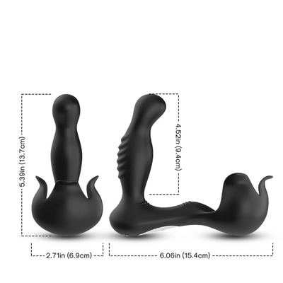 O dispositivo da massagem da próstata de 9 velocidades entrega a vibrador anal livre da extremidade o Masturbator do orgasmo masculino