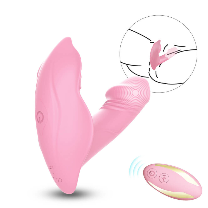 Vibrador Wearable do ponto de G do silicone do calcinha de controle remoto, brinquedo do sexo do vibrador do vibrador